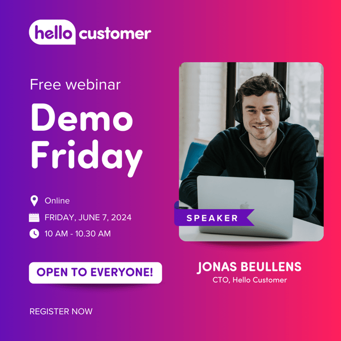 Hello Customer_Demo Friday-Free webinar open to everyone-1