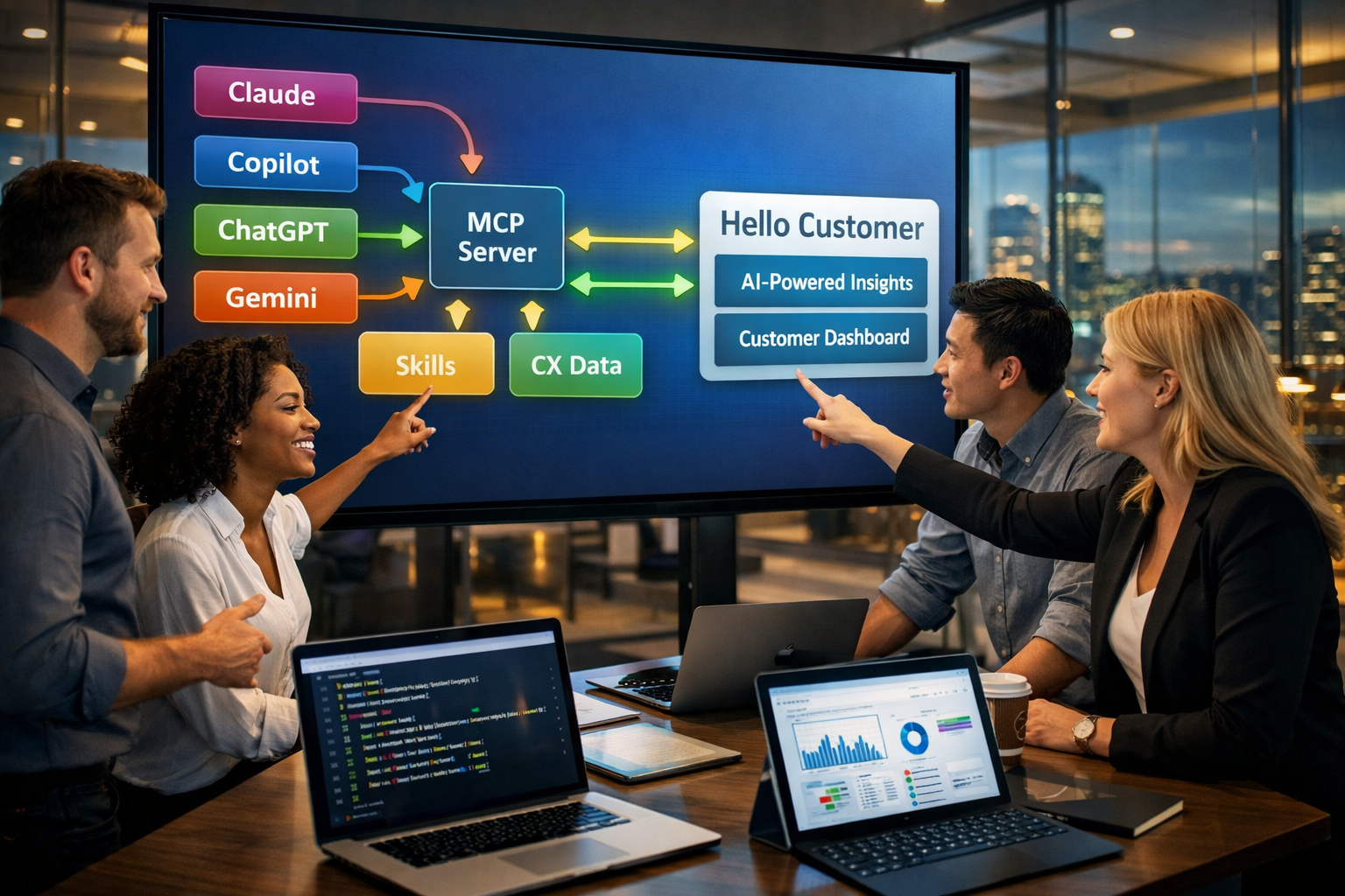 AI agents with Hello Customer: Claude, Copilot, ChatGPT, or Gemini?
